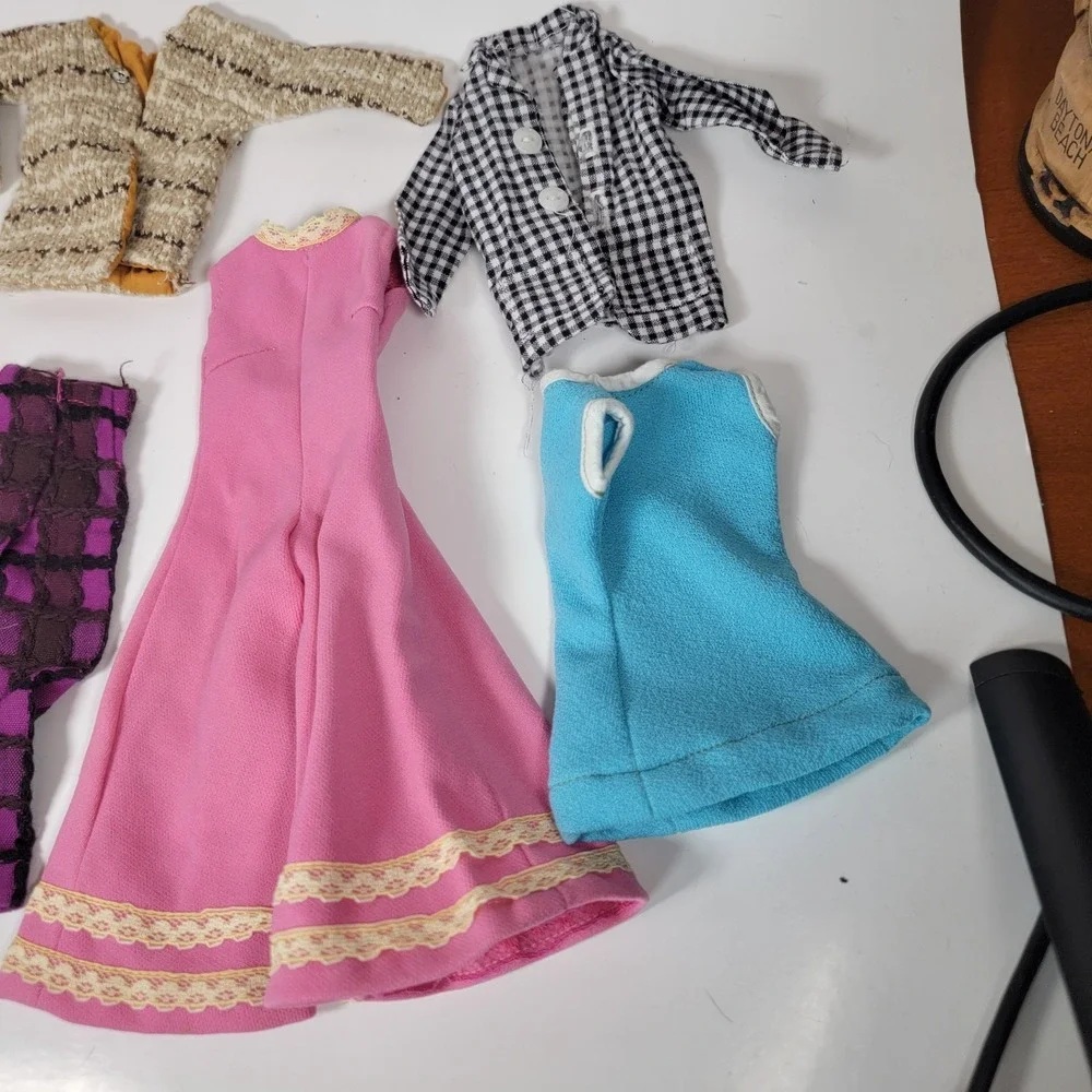 VTG Barbie Doll Fashions / Clone / Mommy Made Mixed Lot‎ Skirts Tops Dresses Etc